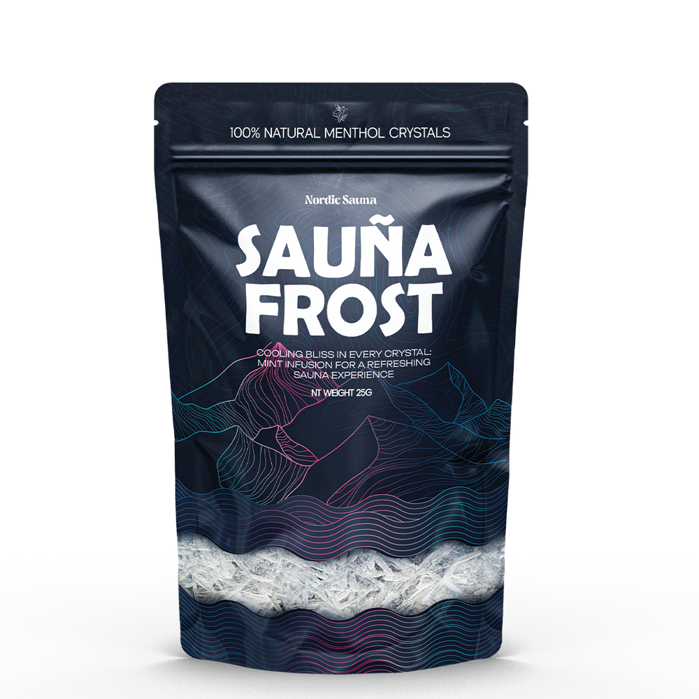 Sauna Frost, påse med 25 g mentolkristaller